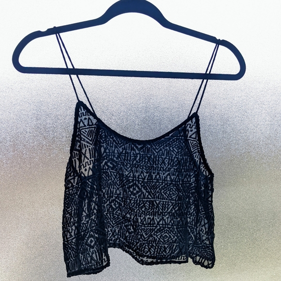 Sheer crop festival top - Picture 3 of 5